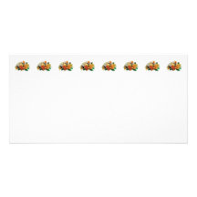 Asiatic Lilies and Stephanotis Photo Card Template