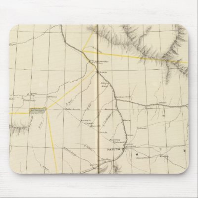 Asiatic Russia, Asia 16 Mouse Pad by davidrumsey