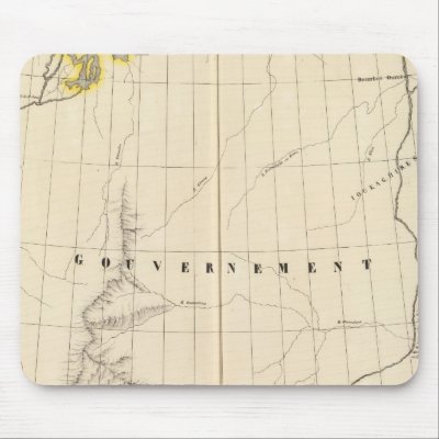Asiatic Russia, Asia 9 Mouse Pad by davidrumsey