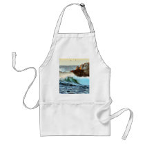 Asilomar Beaches Waves Ocean Dusk aprons by lifesphere Asilomar Beaches Waves Ocean Dusk aprons