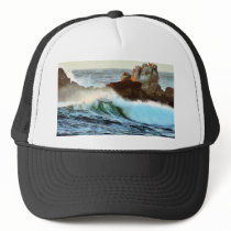 Asilomar Beaches Waves Ocean Dusk hats