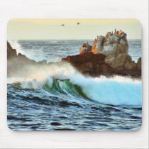 Asilomar Beaches Waves Ocean Dusk mousepads by lifesphere Asilomar Beaches Waves Ocean Dusk mousepads
