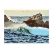 Asilomar Beaches Waves Ocean Dusk postcards by lifesphere Asilomar Beaches Waves Ocean Dusk postcards