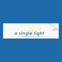 ASingleLight bumper stickers