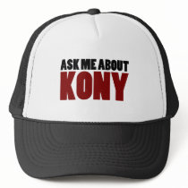 Ask About Kony 2012 Stop Joseph Kony Question Mesh Hat