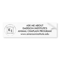 ASK ANIMAL CHAPLAIN BUMPER STICKER bumper stickers by emersoninstitute ASK ANIMAL CHAPLAIN BUMPER STICKER bumper stickers