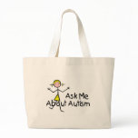 Ask Me About Autism Canvas Bags