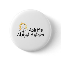 Ask Me About Autism buttons by TeeZazzle Ask Me About Autism buttons
