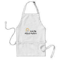 Ask Me About Autism (Girl 1) Apron