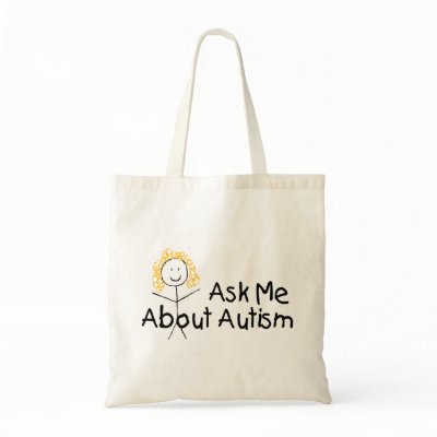 Ask Me About Autism (Girl 1) Bag by AutismZazzle