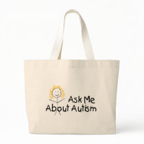 Ask Me About Autism (Girl 1) Bags