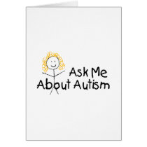 Ask Me About Autism (Girl 1) cards