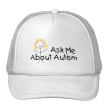 Ask Me About Autism (Girl 1) Trucker Hats