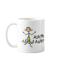 Ask Me About Autism (Girl 2) Mugs