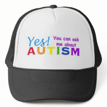 Ask Me About Autism Mesh Hats
