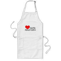 Ask Me About Autism (Heart) aprons