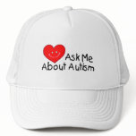 Ask Me About Autism (Heart) Hats