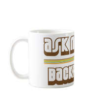 Ask Me About Backpacking mugs