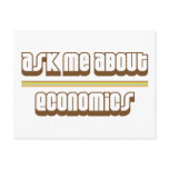 Ask Me About Economics Postcards