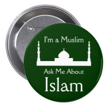 Ask Me About Islam Pinback Button