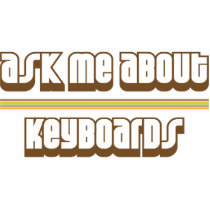 Ask Me About Keyboards photo sculptures