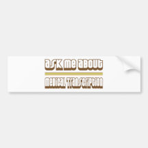 Ask Me About Medical Transcription Bumper Sticker