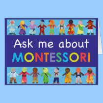 Ask me about MONTESSORI cards