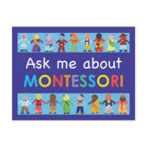 Ask me about MONTESSORI Postcards