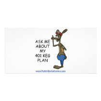 Ask Me About My 401 Keg Plan Photo Card
