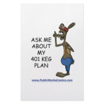 Ask Me About My 401 Keg Plan stationery