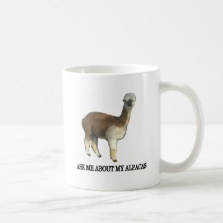 Ask Me About My Alpacas Coffee Mug