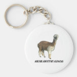 Ask Me About My Alpacas Keychains