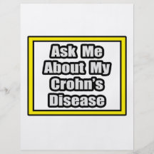 Ask Me About My Crohn's Disease Flyer