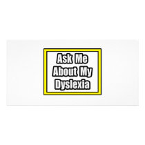 Ask Me About My Dyslexia photo cards