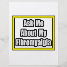 Ask Me About My Fibromyalgia Flyer