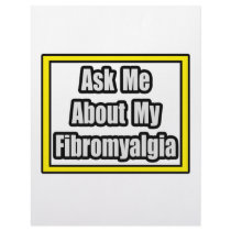 Ask Me About My Fibromyalgia Custom Letterhead