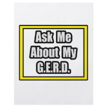 Ask Me About My G.E.R.D Personalized Flyer