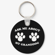Ask Me About My Granddog (Dark) keychains by kninekreations Ask Me About My Granddog (Dark) keychains