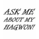 Ask me about my hagwon! t-shirts