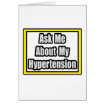 Ask Me About My Hypertension Cards