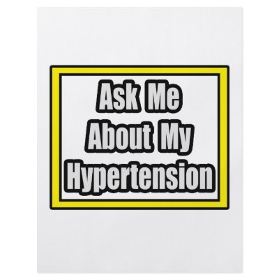 Ask Me About My Hypertension Custom Flyer by Hypertension_Shirts
