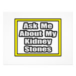 Ask Me About My Kidney Stones Personalized Invitations