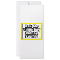 Ask Me About My Kidney Stones rack cards by Kidney_Stone_Shirts Ask Me About My Kidney Stones rack cards