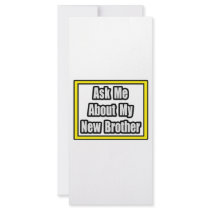 Ask Me About My New Brother rack cards