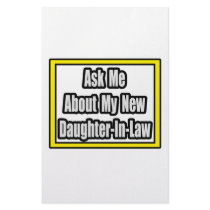 Ask Me About My New Daughter-In-Law stationery