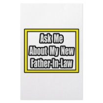 Ask Me About My New Father-In-Law stationery