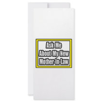 Ask Me About My New Mother-In-Law rack cards