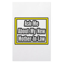 Ask Me About My New Mother-In-Law stationery