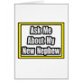 Ask Me About My New Nephew Cards