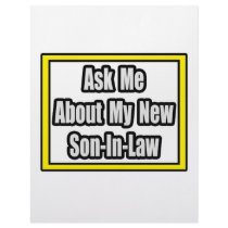 Ask Me About My New Son-In-Law letterhead by Son_In_Law_Shirts Ask Me About My New Son-In-Law letterhead